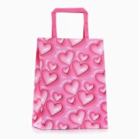 Пакет подарочный &laquo;Сердца&raquo;, 20 &times; 11 &times; 27,7 см