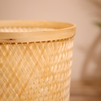 Корзина плетёная, из бамбука 35х35х43 см