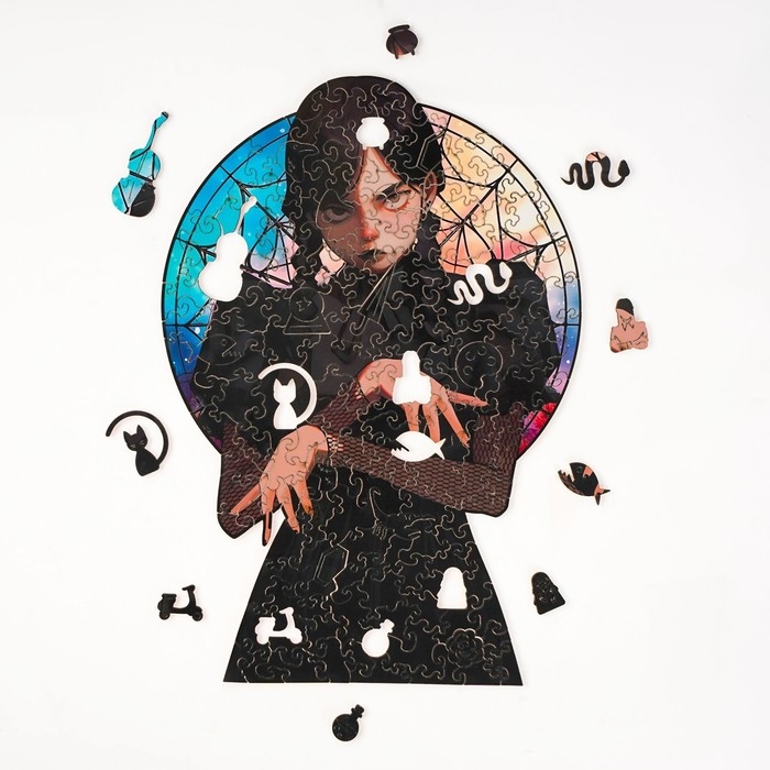 Пазлы деревянные фигурный &laquo;Паутинка&raquo;, 183 элемента