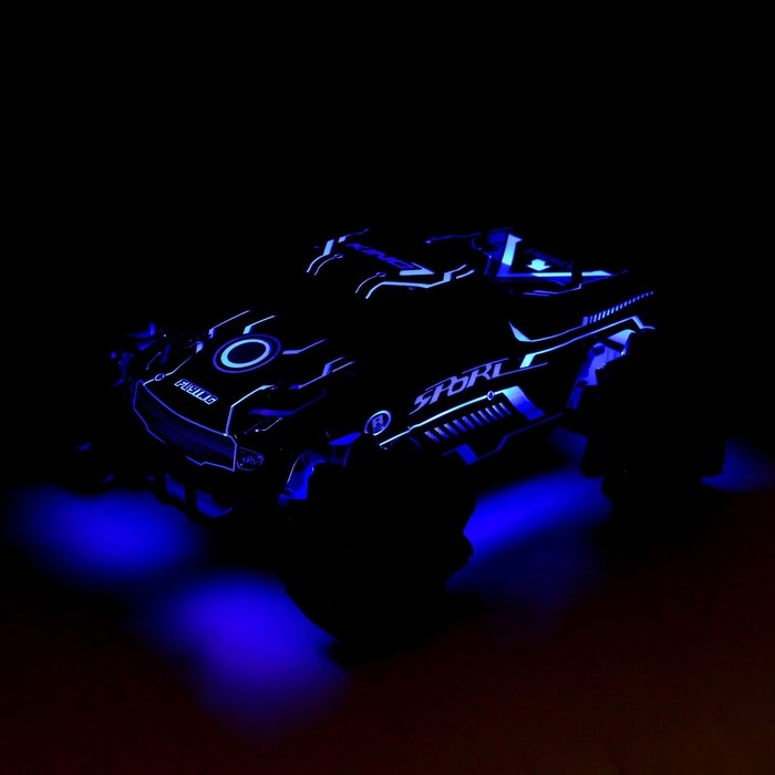 Джип радиоуправляемый «Пикап», 4WD, управление жестами, работает от аккумулятора, цвет синий Джип радиоуправляемый «Пикап», 4WD, управление жестами, работает от аккумулятора, цвет синий