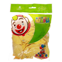 Шар латексный 12" &laquo;Смайл&raquo;, пастель, 1-сторонний, набор 50 шт., цвет жёлтый