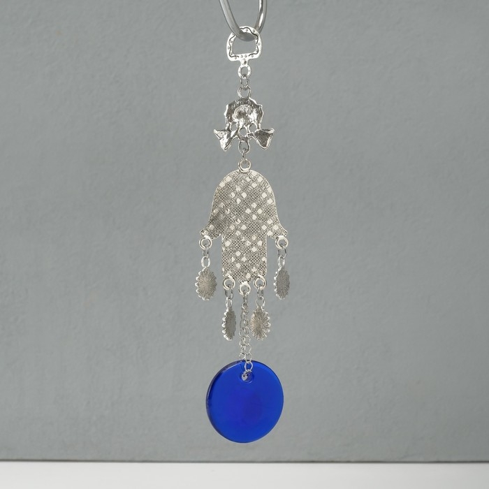 Подвеска от сглаза металл "Рука Фатимы" 19,5 см