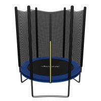 Батут ONLYTOP, d=183 см, высота сетки 173 см, цвет синий Батут ONLYTOP, d=183 см, высота сетки 173 см, цвет синий
