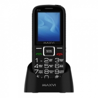 Сотовый телефон Maxvi B21ds, 2.4",1.3Мп, microSD, 2sim, FM, SOS, док.станция,1600мАч,черный Сотовый телефон Maxvi B21ds, 2.4",1.3Мп, microSD, 2sim, FM, SOS, док.станция,1600мАч,черный