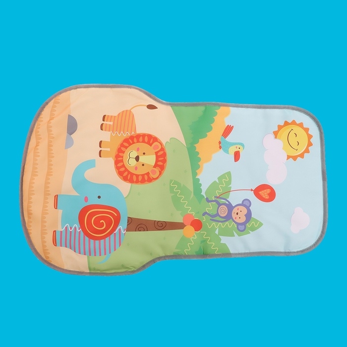 Развивающий коврик-каталка &laquo;Сафари&raquo;, 2 в 1, звуковые эффекты, цвет красный