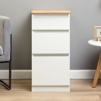 Шкаф напольный Зара 3 ящика 400х600х850 белый