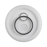 Светильник "Инеро" LED 120Вт бело-чёрный 49х49х7 см