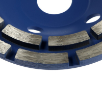 Чашка алмазная зачистная ТУНДРА, двухрядная, 125 мм Чашка алмазная зачистная ТУНДРА, двухрядная, 125 мм