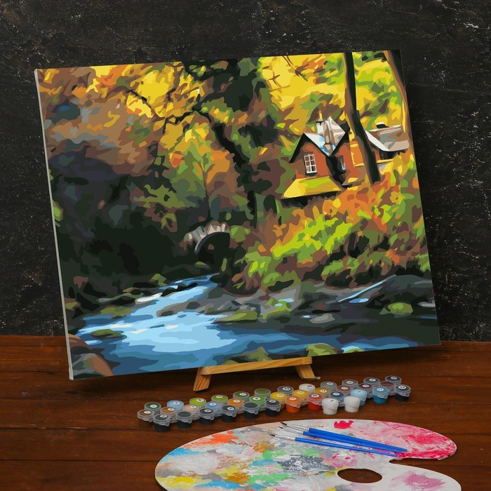 Картина по номерам на холсте с подрамником &laquo;Ранее утро на природе&raquo;, 40 х 50 см