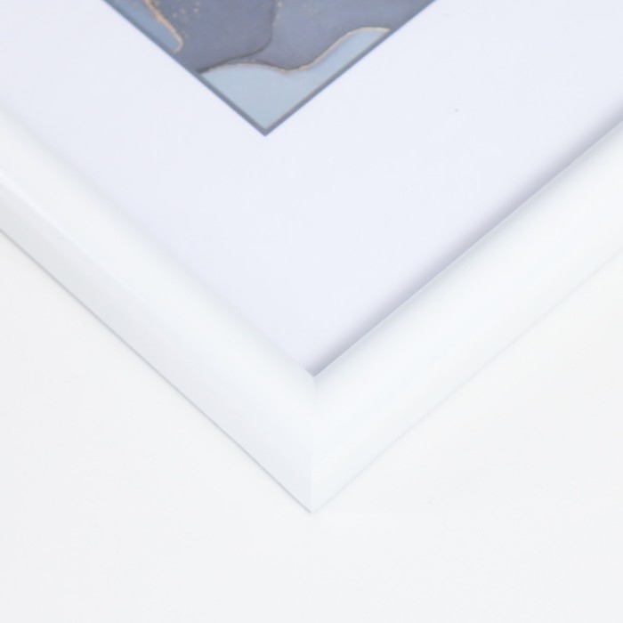 Фоторамка пластик Фоторамка пластик "Радуга" 21х30 см, белый