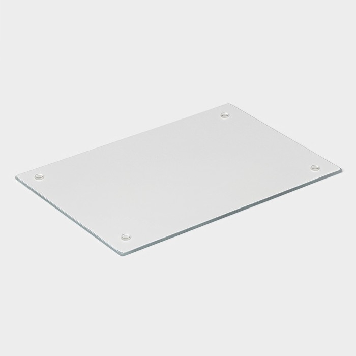 Доска разделочная стеклянная Доляна &laquo;Клубничные круассаны&raquo;, 30&times;20 см