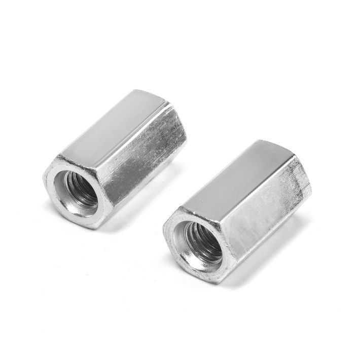 Гайка ЛОМ, соединительная, переходная, DIN 6334, оцинкованная, М10, 5 кг