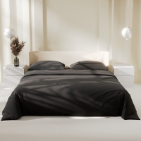 Постельное бельё Этель 1,5 сп Black night 143х215, 150х214, 50х70см-2 шт, 100% хлопок, поплин 125г/м2 Постельное бельё Этель 1,5 сп Black night 143х215, 150х214, 50х70см-2 шт, 100% хлопок, поплин 125г/м2