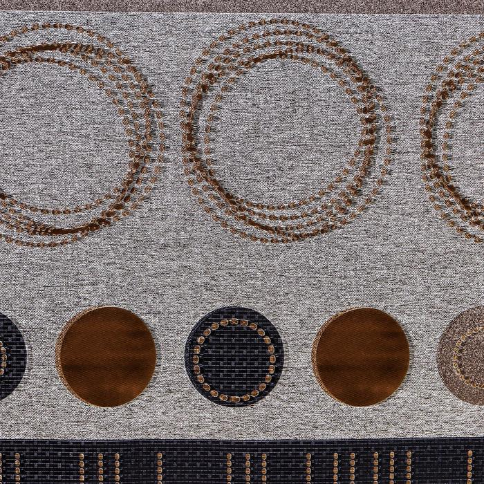 Клеёнка на стол &laquo;Рио&raquo;, на тканевой основе, рулон 20 метров, ширина 137 см, толщина 0,25 мм