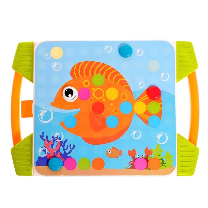 Конструктор винтовой &laquo;Пуговки и шестеренки&raquo;, 3 в 1, с шуруповёртом, 147 деталей и 12 карточек