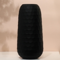 Ваза для цветов «Сара» из черного стекла 31 х 15 х 15 см Ваза для цветов «Сара» из черного стекла 31 х 15 х 15 см