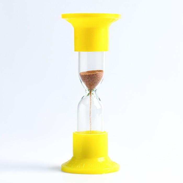 Песочные часы настольные на 1 минуту, h-12 см, d - 4.4 см, упаковка пакет, микс Песочные часы настольные на 1 минуту, h-12 см, d - 4.4 см, упаковка пакет, микс