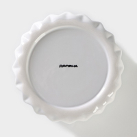 Банка для хранения сыпучих продуктов Доляна &laquo;Золотое крыло&raquo;, 550 мл, 12&times;14 см, керамическая, цвет белый