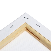 Холст на подрамнике 1,6х20х40 см, хлопок 100%, акриловый грунт, среднезернистый, 380г/м&sup2;