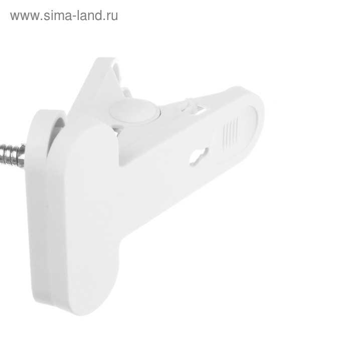 Светильник на прищепке Ecola base, Е27, 220В, 300 мм, выключатель, гибкий, белый Светильник на прищепке Ecola base, Е27, 220В, 300 мм, выключатель, гибкий, белый