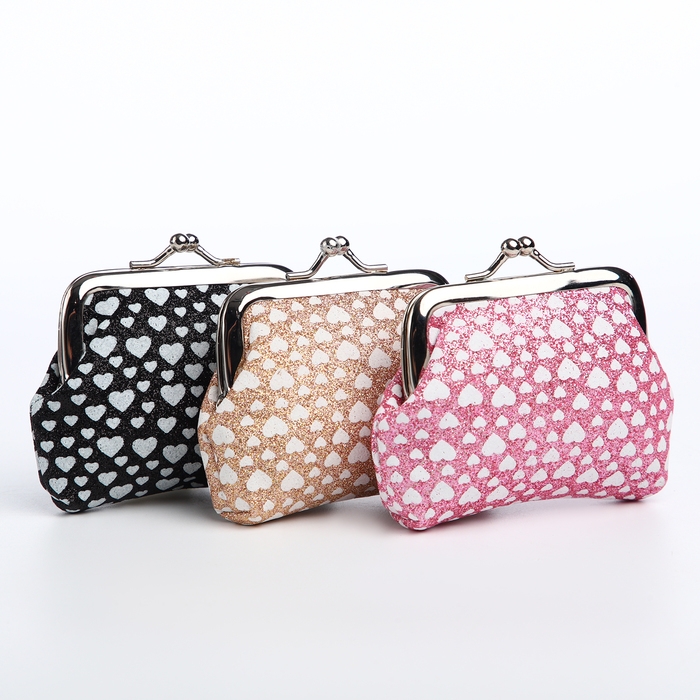 Кошелёк женский на фермуаре, цвет МИКС Кошелёк женский на фермуаре, цвет МИКС