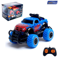 Джип радиоуправляемый &laquo;Граффити&raquo;, работает от батареек, цвет синий