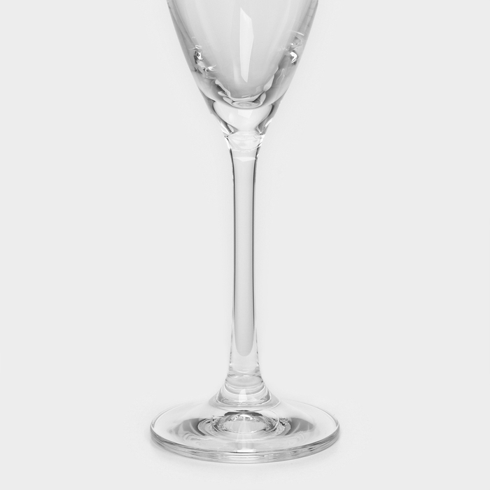 Набор бокалов для шампанского &laquo;София&raquo;, 2 шт, 230 мл, хрустальное стекло