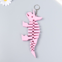 Брелок пластик "Шарнирный динозавр трицератопс" МИКС 9х1,5х20 см Брелок пластик "Шарнирный динозавр трицератопс" МИКС 9х1,5х20 см