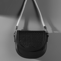 Ручка для сумки, 55 см, цвет белый Ручка для сумки, 55 см, цвет белый