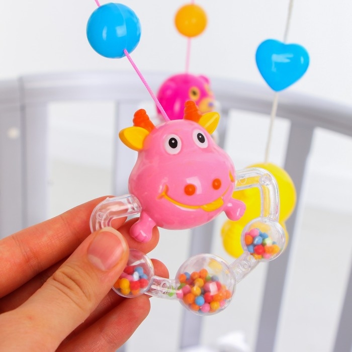 Мобиль музыкальный на кроватку &laquo;Пряничный Домик. Кольцо&raquo;, заводной, Крошка Я