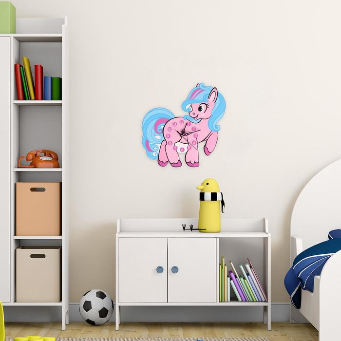 Часы &laquo;Пони&raquo;, 30 х 30 см