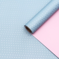 Плёнка 57см*10м голубой-розовый Плёнка 57см*10м голубой-розовый