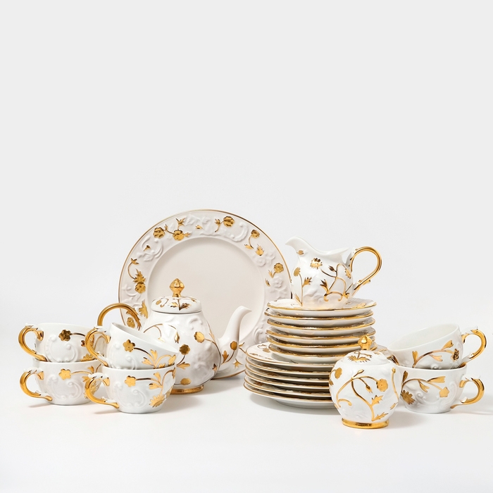 Наборы посуды чайный сервиз столовый фарфоровый &laquo;Соната&raquo; 22 предмета