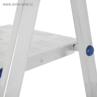 Стремянка ТУНДРА, алюминиевая, 9 ступеней, 1880 мм