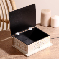 Шкатулка "Два сердца" 19,5х15х7 см Шкатулка "Два сердца" 19,5х15х7 см