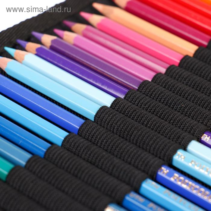 Набор художественный Koh-I-Noor 3796 Polycolor, 36 предметов, в текстильном свертке Набор художественный Koh-I-Noor 3796 Polycolor, 36 предметов, в текстильном свертке