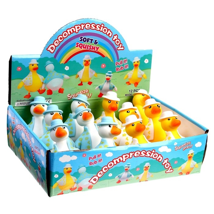 Мялка &laquo;Уточка&raquo;с пастой, цвета МИКС