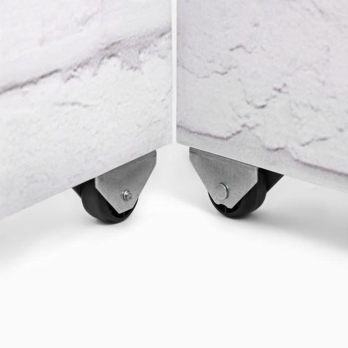 Ширма "Кирпичная стена", 200 х 160 см (сборная)