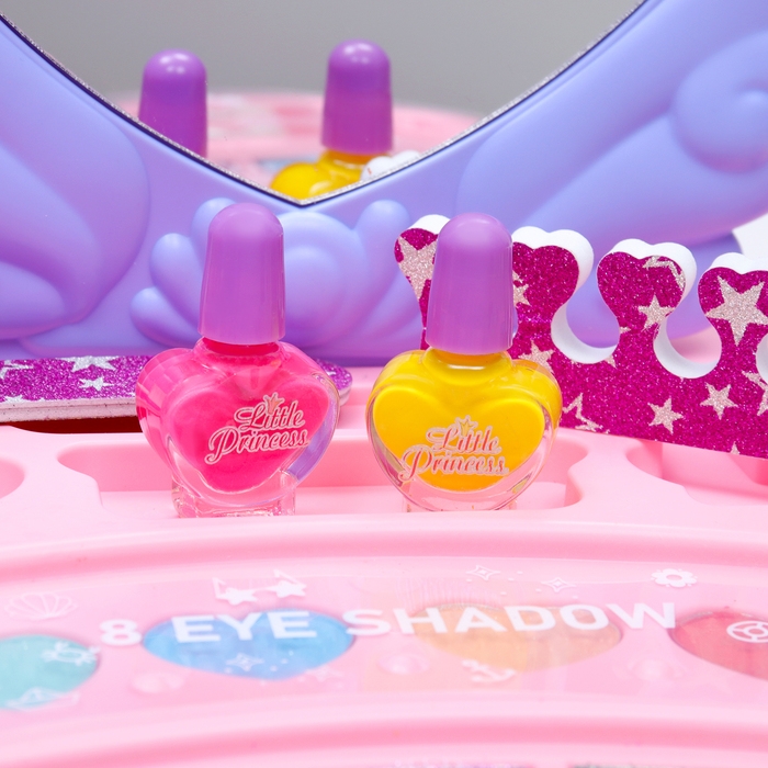 Набор косметики для девочки Набор косметики для девочки "Сверкающая мечта", столик с зеркалом