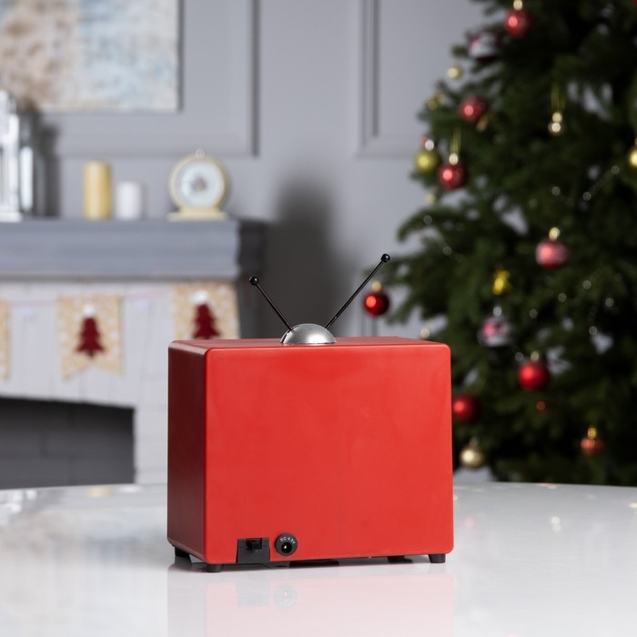 Светодиодная фигура &laquo;Рождественский вечер&raquo; 15.5 &times; 14 &times; 10.5 см, полистоун, батарейки ААх3 (не в комплекте), USB, свечение мульти