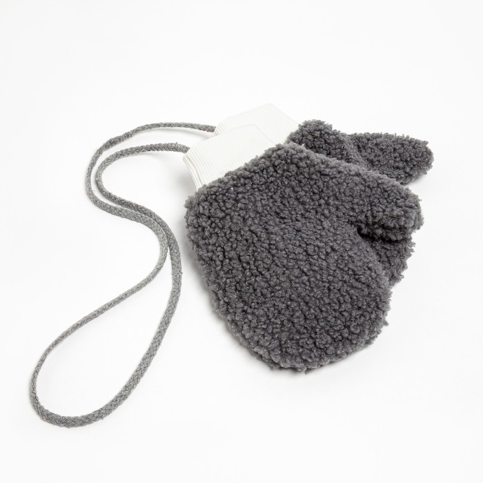 Варежки зимние детские MINAKU, цв.серый, р-р 15-16 (17 см) Варежки зимние детские MINAKU, цв.серый, р-р 15-16 (17 см)