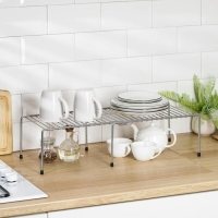 Полка раздвижная для шкафа, 36-62&times;22&times;15 см, цвет хром