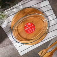 Набор форм для запекания и выпечки из жаропрочного стекла Доляна «Фуэго», 1,5/3 л, 2 шт Набор форм для запекания и выпечки из жаропрочного стекла Доляна «Фуэго», 1,5/3 л, 2 шт