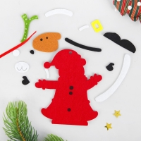 Набор для творчества - создай ёлочное украшение из фетра &laquo;Новогодний мишка&raquo;