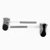 Ботинки для собак "Комфорт +", размер M (4, 5 х 3, 6 см), серо-чёрные Ботинки для собак "Комфорт +", размер M (4, 5 х 3, 6 см), серо-чёрные