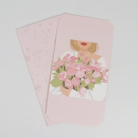 Коробка подарочная складная, упаковка, &laquo;Цветы&raquo;, 17 х 17 х 7 см