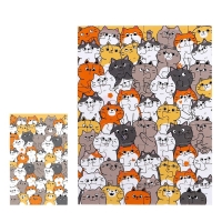 Термостакан с пазлом &laquo;Милые котики&raquo;, 54 элемента, 250 мл