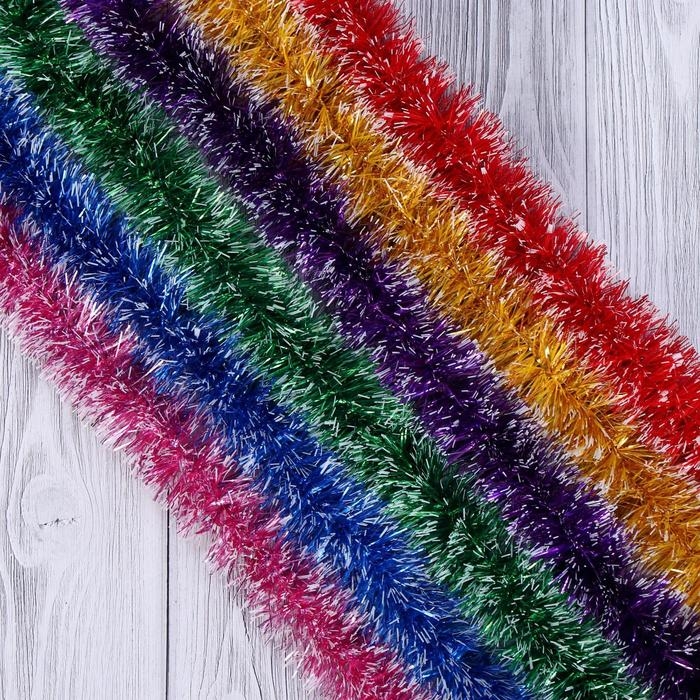 Мишура Мишура "Иней" d-50 мм, дл. 2 м, микс