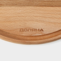 Доскa рaзделочнaя с кровостоком Премиум «Круглaя», d=25 см, бук Доскa рaзделочнaя с кровостоком Премиум «Круглaя», d=25 см, бук