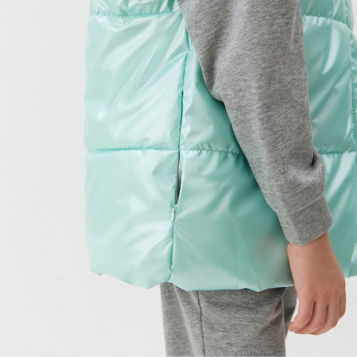 Жилет детский MINAKU, цвет зелёный, рост 128 см